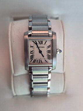 Cartier SM Steel Tank Francaise